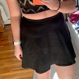 Black skater skirt